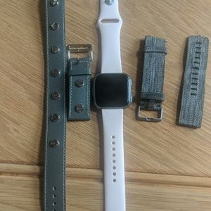 Fitbit versa with 2 extra bands